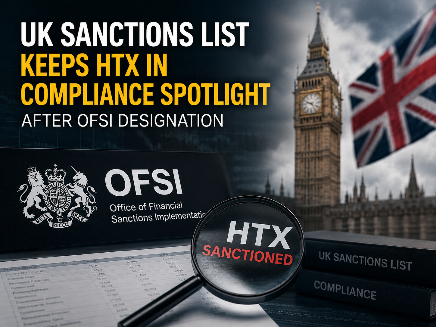 UK Sanctions List Keeps HTX In Compliance Spotlight After OFSI Designation